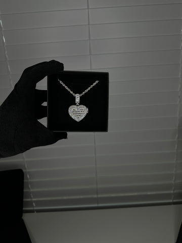 Mini Shallow Heart Pendant