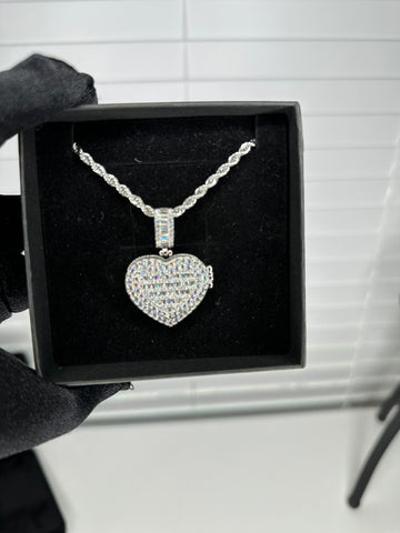 Mini Shallow Heart Pendant