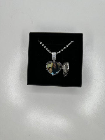 Mini Shallow Heart Pendant